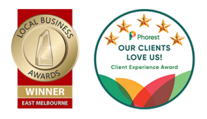 Local Business Awards winner and Phorest Client Experience Award for Beauty Science Richmond.