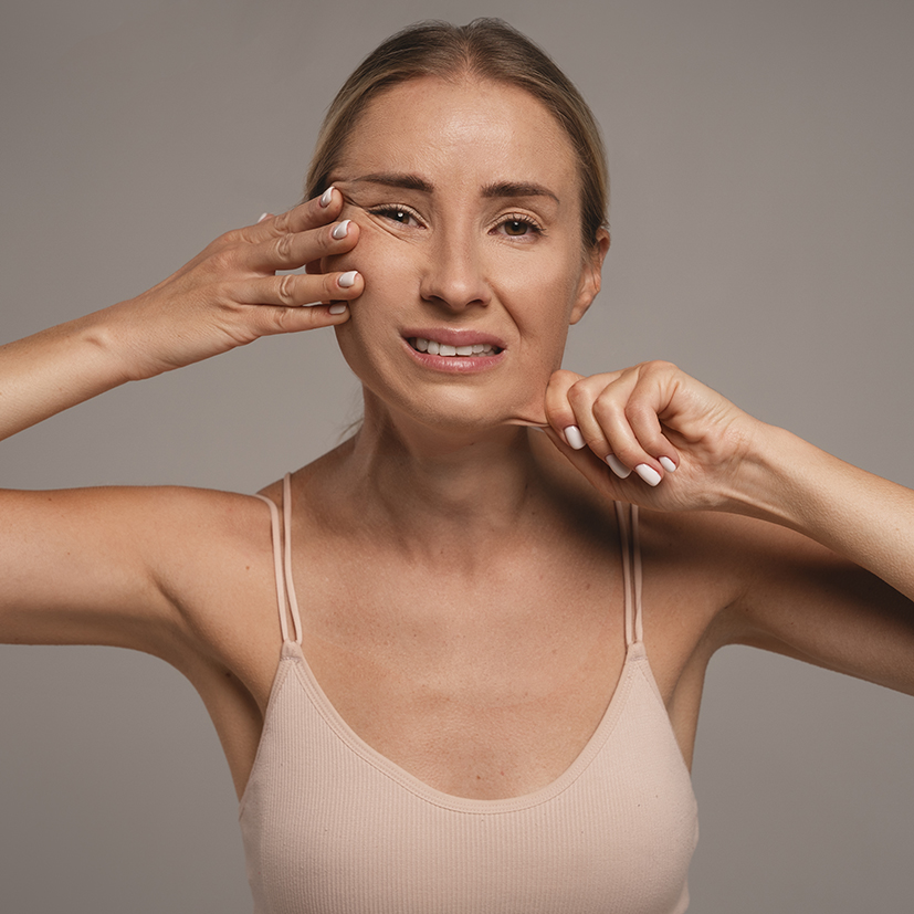 Beauty Science Skin Solutions Time For Rejuvenation Woman demonstrating skin rejuvenation techniques to enhance beauty and wellness.
